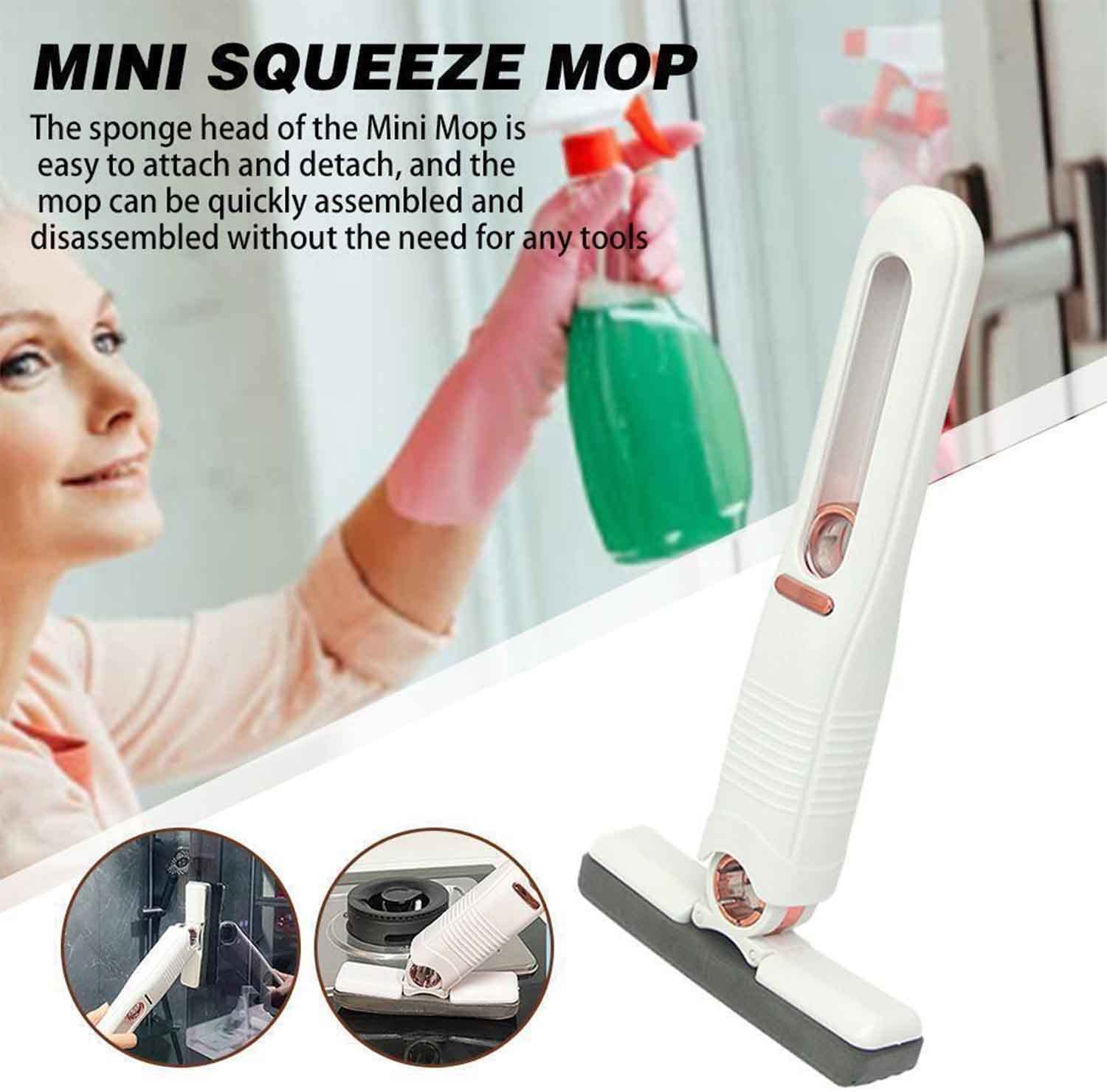 Portable Mini Mop Household Cleaning Sponge Mini Mop,Portable Self-Squeeze Mini Mop for Cleaning Bathroom Kitchens Desktop Glass Portable Mini Mop Household Cleaning Sponge Mini Mop,Portable Self-Squeeze Mini Mop for Cleaning Bathroom Kitchens Desktop Glass